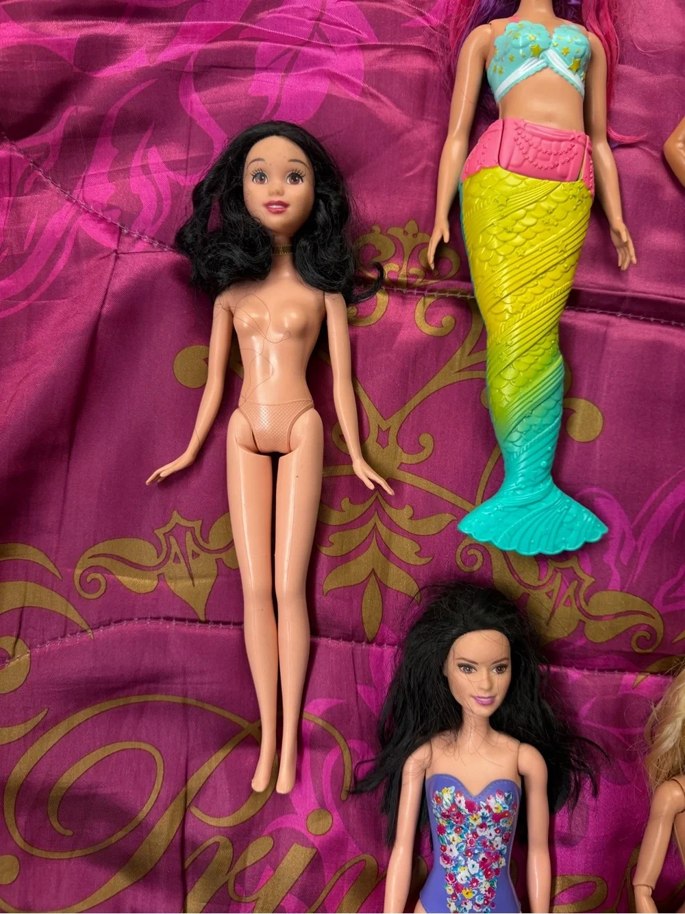 Mattel Barbie Lot of 12 DOLLS Doll Bundle made to move articulated yoga classic